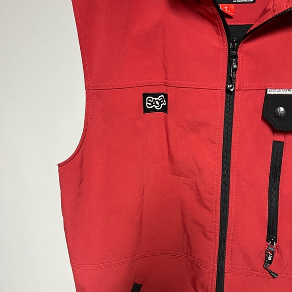 Saga Outerwear Classic Snowboarding Vest Mens Sz L - Picture 7 of 11